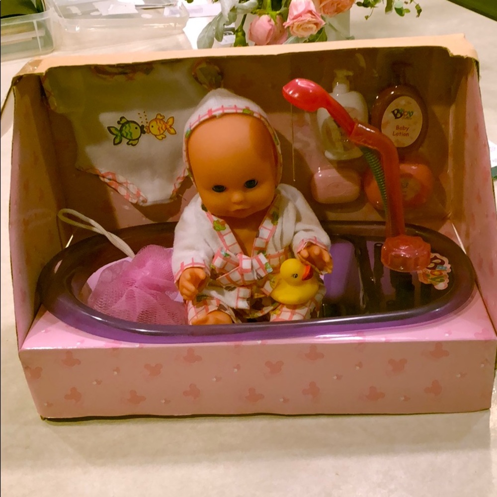 Brand New Baby Doll Bath Set